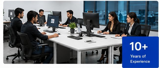Xpert Web Solutions office team at work