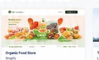 Organic Food Store website